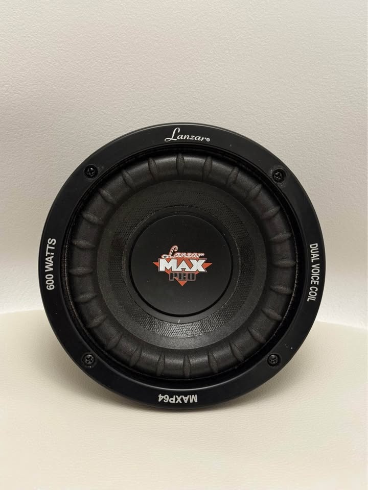 Lanzar MAXP64 6.5'' 600W 4 Ohm Subwoofer