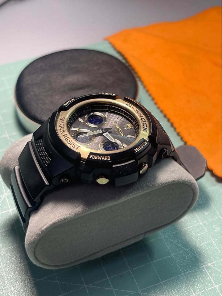 G-Shock AWG-M100SBG Black & Gold Tough Solar Watch - photo 2
