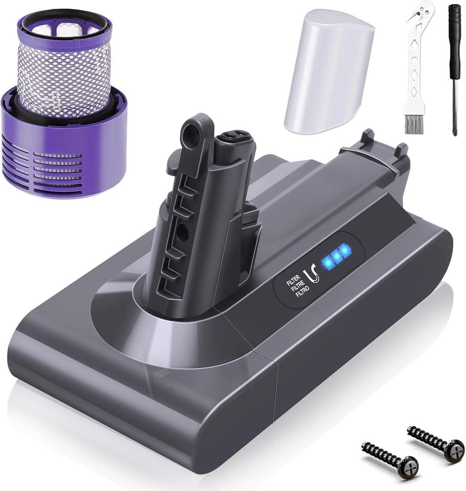 Replacement Battery for V10 Cordless Vacuum – 6000mAh