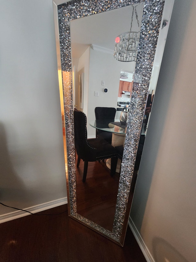 Decorative Crystal Framed Wall Mirror - photo 4