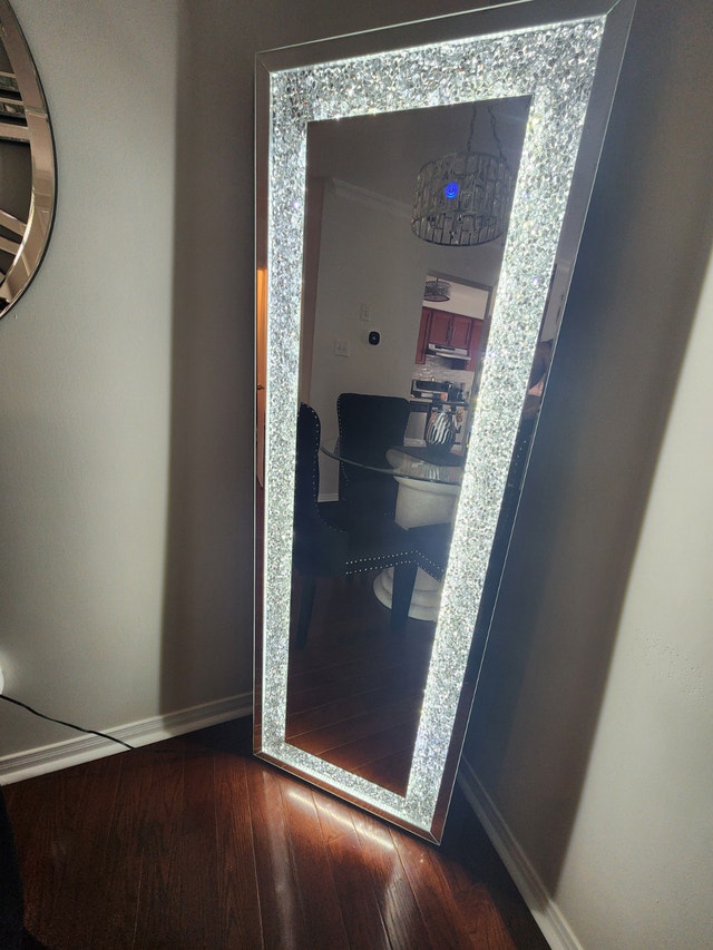 Decorative Crystal Framed Wall Mirror - photo 5