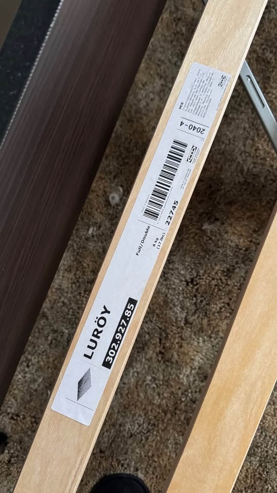 IKEA Full/Double Bed Frame - Brown - photo 2