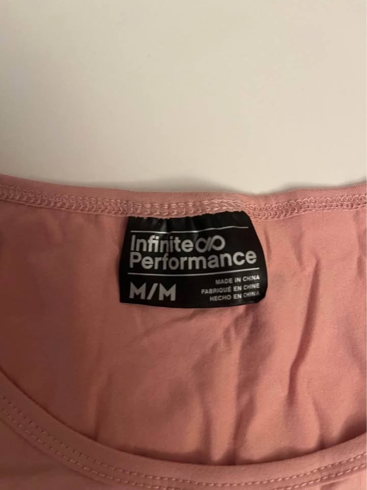 Pink Ruched Cropped Shirt - M - photo 2
