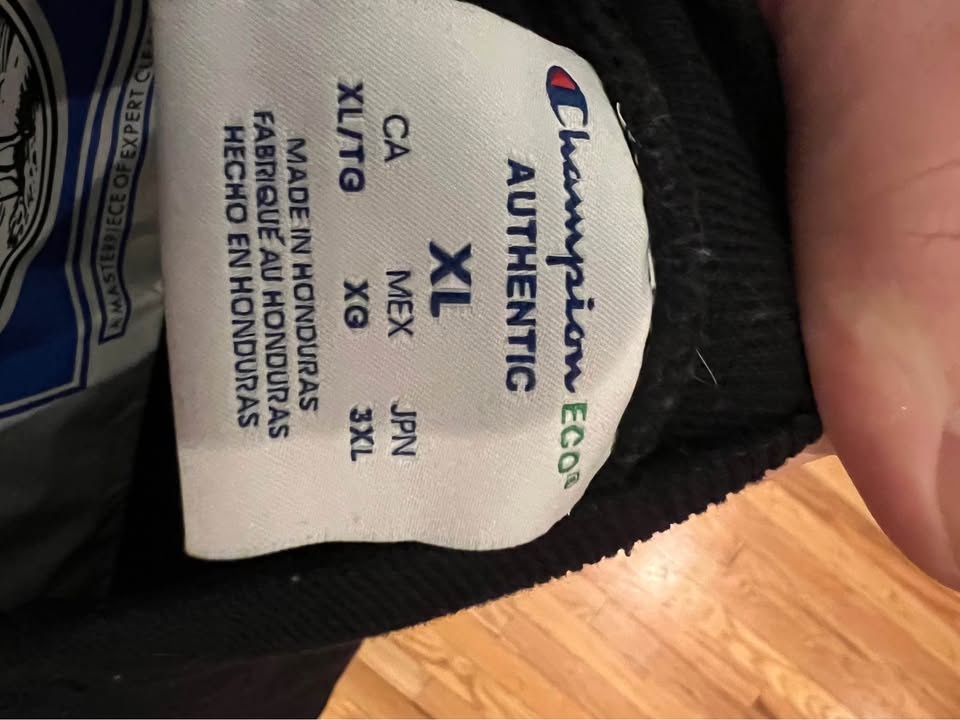 Bear Champ JC Rivera Sweatshirt Size XL Champion Brand Chicago S - photo 2