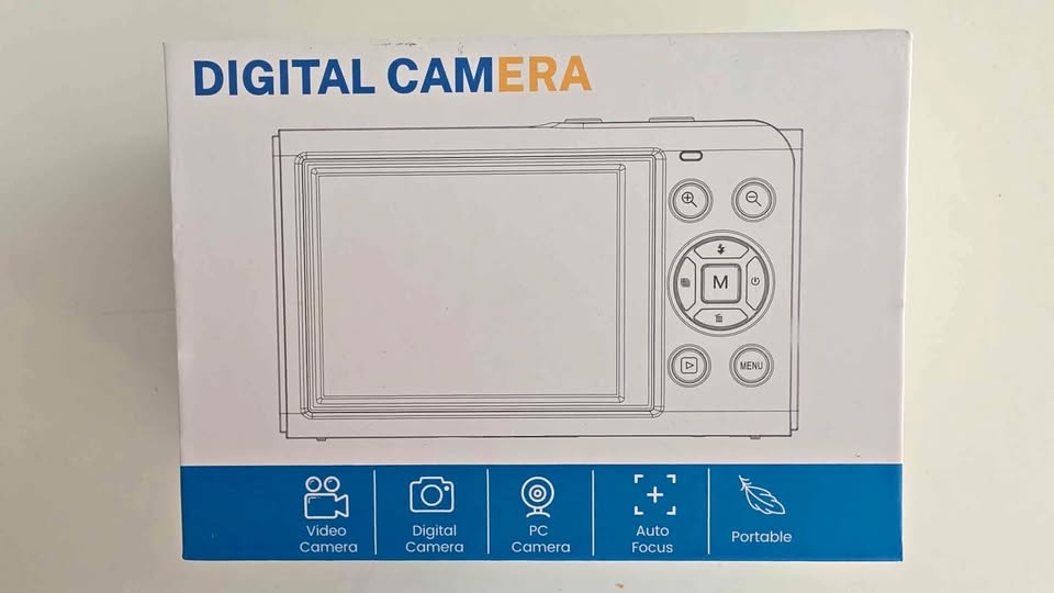 BNIB White 5K Digital Camera w/ 16x Zoom, 72MP, WiFi