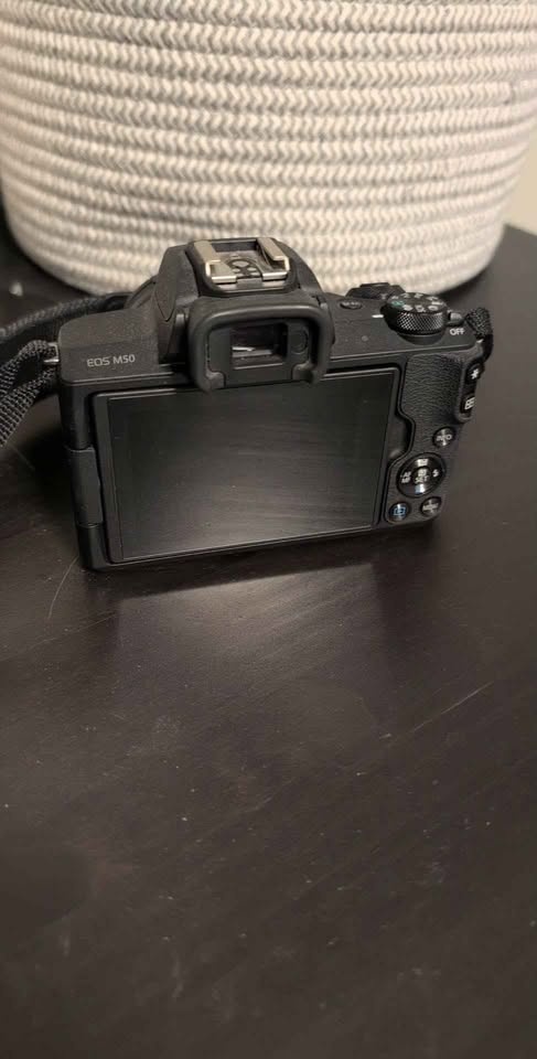 Canon M50 Camera, 2 Batteries, Charger, Power Supply - photo 2