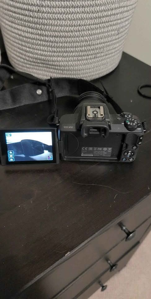 Canon M50 Camera, 2 Batteries, Charger, Power Supply - photo 3