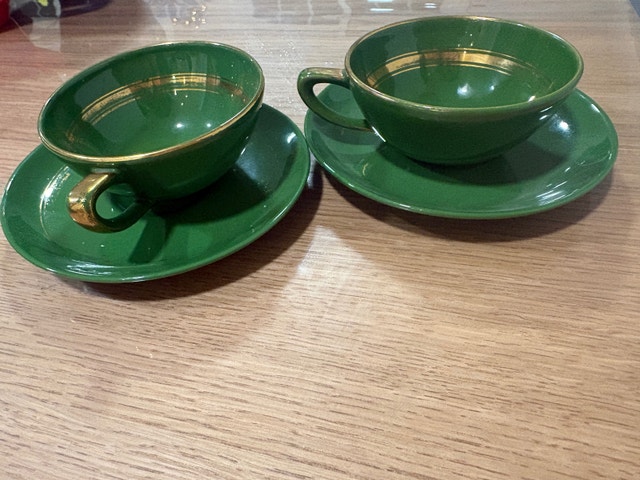 Vintage Richard Ginori Cup & Saucer - Italian Porcelain