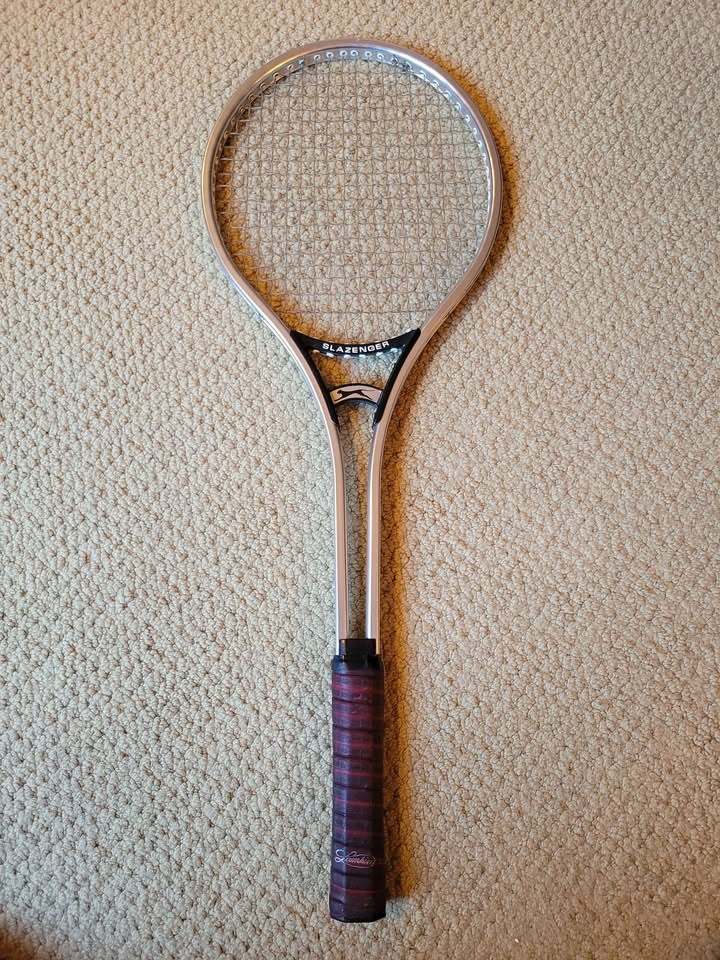 Vintage Slazenger Aluminum Tennis Racket - 1970s