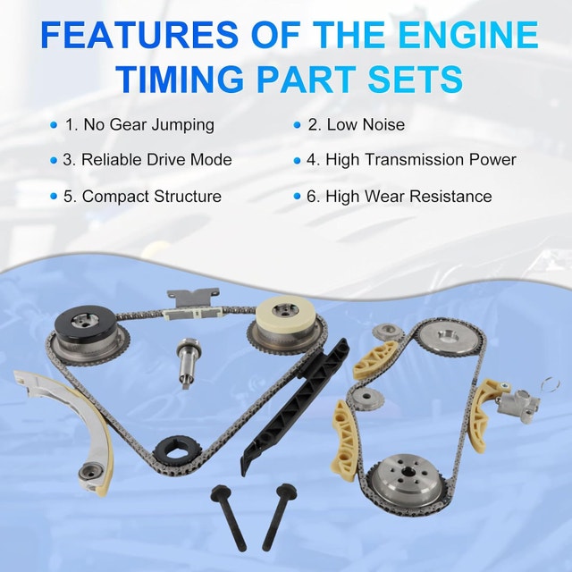 NEW Timing Chain Kit w/Actuator Gear for 2.4L Buick, Chevy, GMC - photo 2