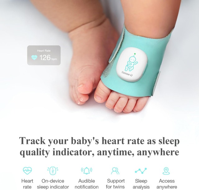 Smart Baby Infant Monitor Sock - Heart Rate & Sleep Tracker - photo 3