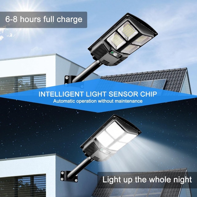 Outdoor Solar Remote Control Light, 3 Modes, Motion Sensor - photo 3