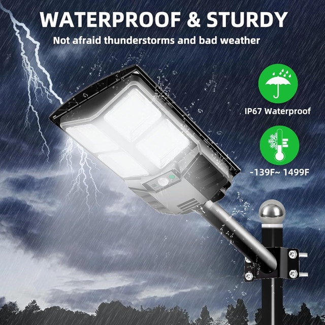 Outdoor Solar Remote Control Light, 3 Modes, Motion Sensor - photo 5