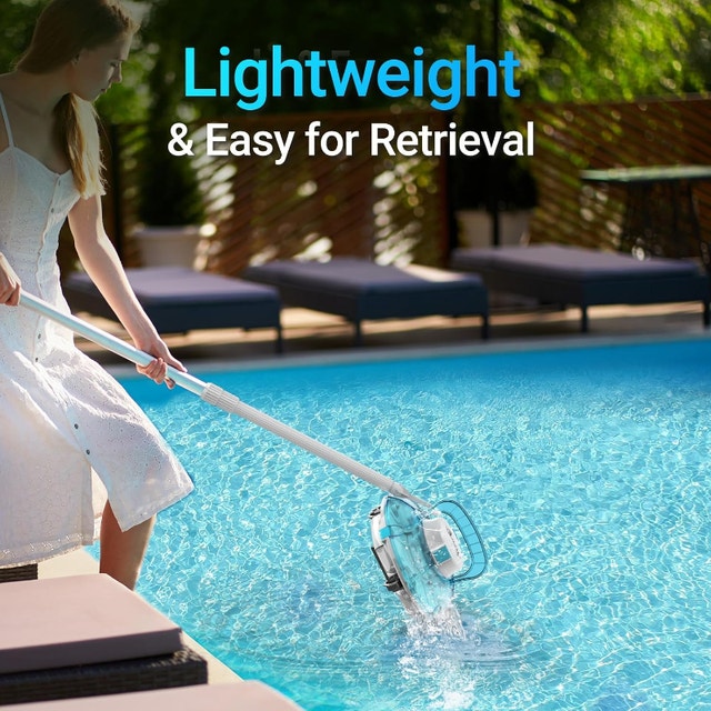 NEW Robotic Pool Vacuum Cordless Transparent Robot, flat floor - photo 5