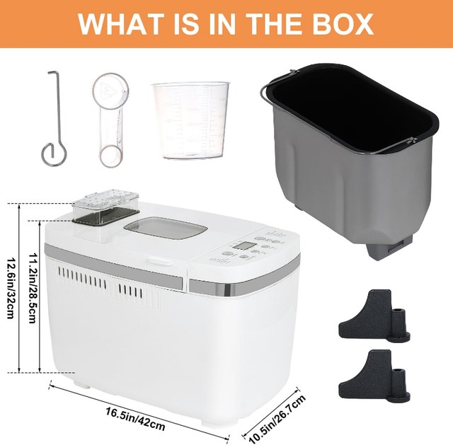 Brand new 14-in-1 Bread Maker Machine w/ Fruit & Nut Dispenser - photo 2