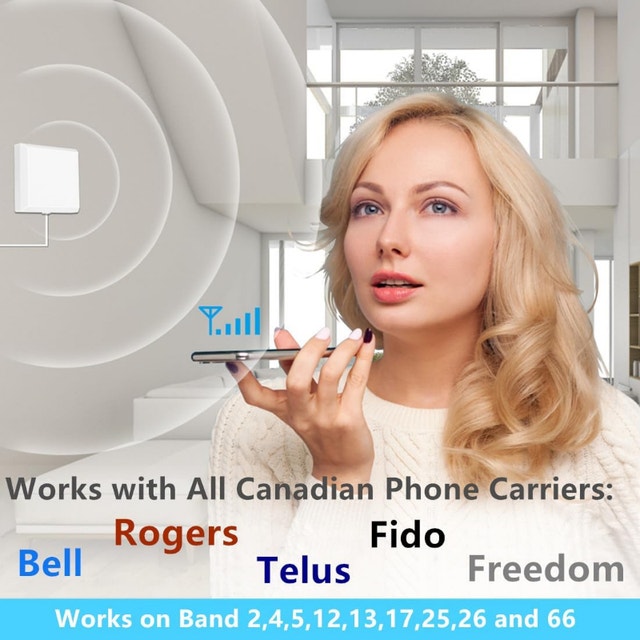 Cell Phone Signal Booster 5G/4G LTE/3G/2G - All Canada Carriers - photo 3
