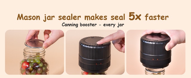 NEW Fully Rechargeable Mason Jar Vacuum Sealer Kit for pickling - photo 3