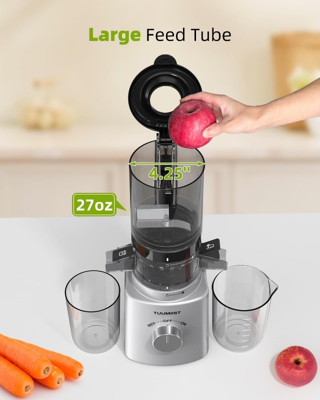 New Factory Sealed Cold Press Juicer w/ 8 Juice Bottles - photo 4