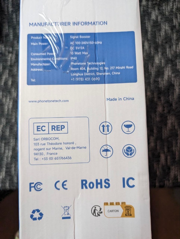 BRAND NEW Cell Phone Booster (Rogers, Bell, Telus 5G, 4G, 3G) - photo 4