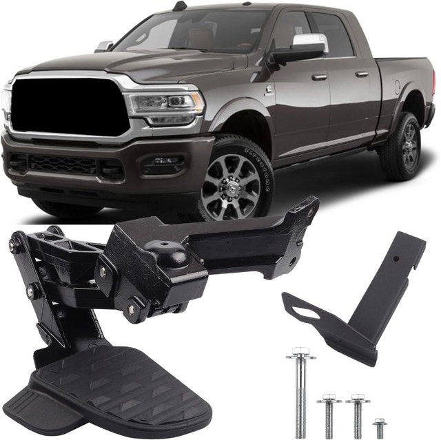 Retractable Tailgate Bed Step for 2019-2023 Dodge Ram 2500/3500