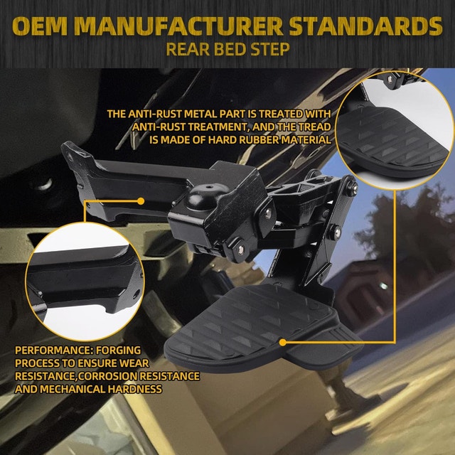 Retractable Tailgate Bed Step for 2019-2023 Dodge Ram 2500/3500 - photo 2