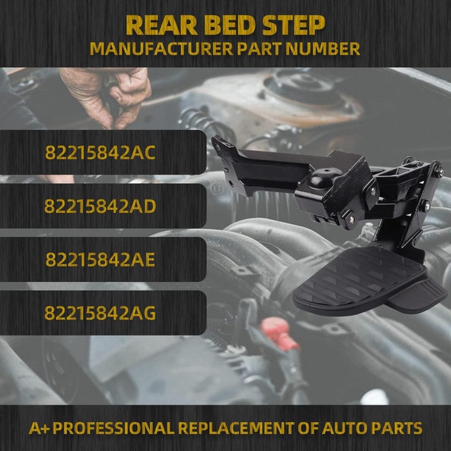 Retractable Tailgate Bed Step for 2019-2023 Dodge Ram 2500/3500 - photo 4