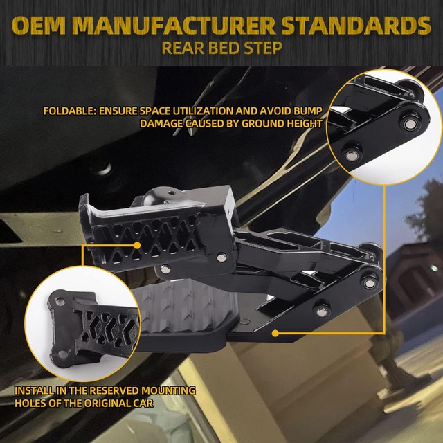 Retractable Tailgate Bed Step for 2019-2023 Dodge Ram 2500/3500 - photo 5