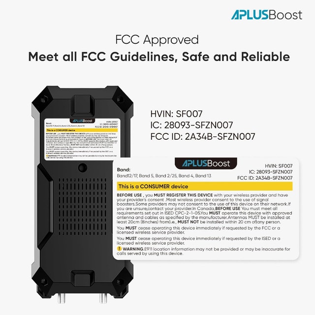 NEW RV 5G Phone Booster Smart HD Display All US/Canada Carriers - photo 3