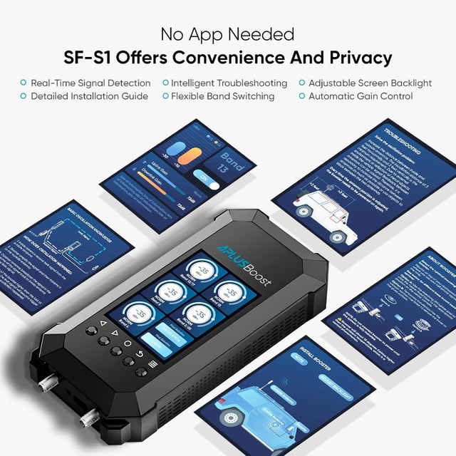 NEW RV 5G Phone Booster Smart HD Display All US/Canada Carriers - photo 5