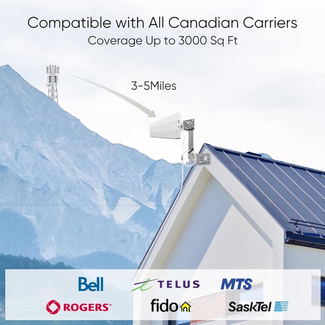 5G Cell Phone Booster w/ Smart LCD - All Canada Carriers - photo 3