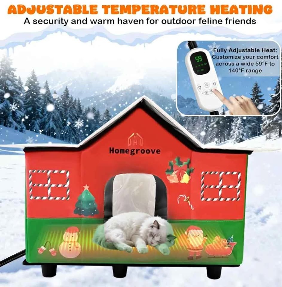 Heated Cat Shelter - New