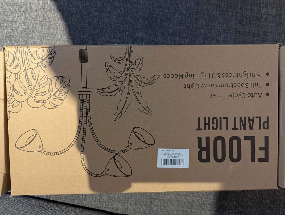 5 Head Adjustable Grow Light - New - photo 2
