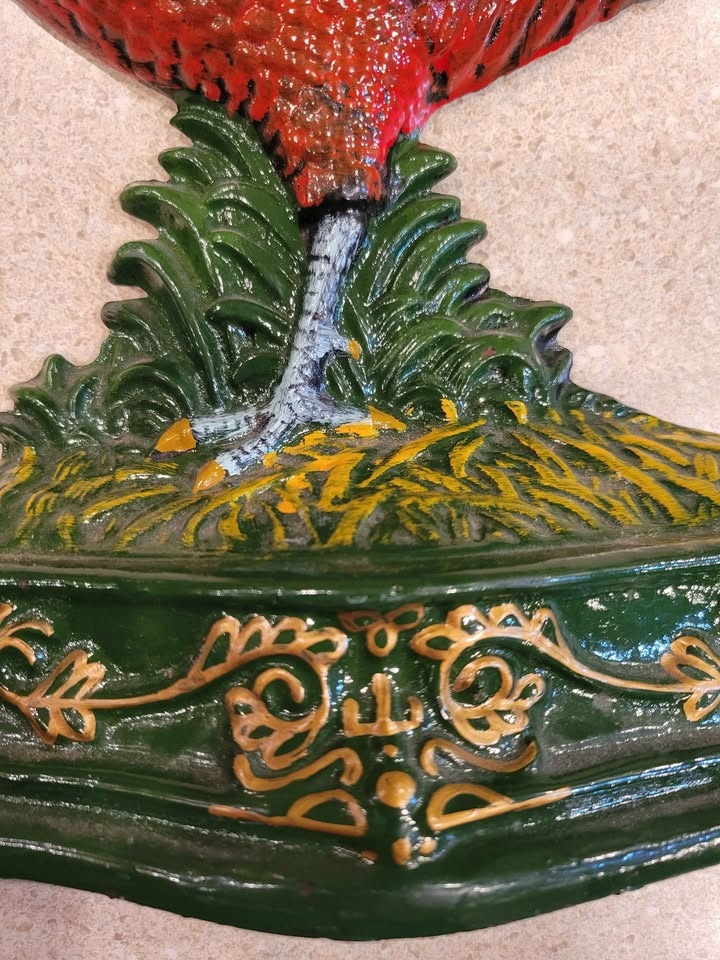 Vintage Rooster Cast Iron Door Stop - photo 3