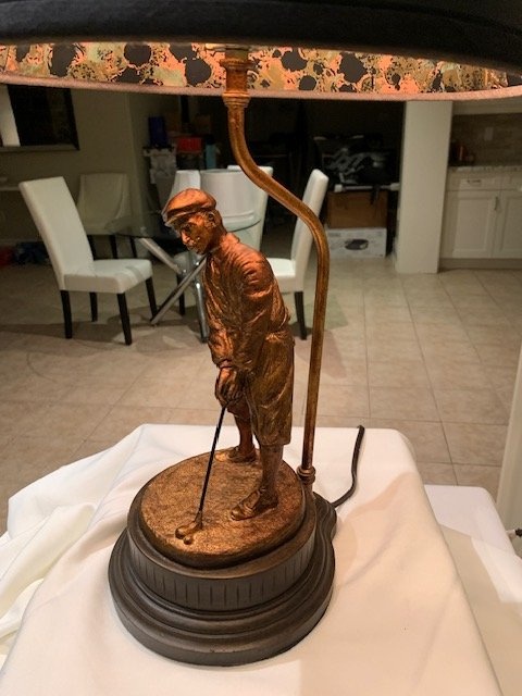 Vintage Golfer Lamp - Bombay Copper, 1999 - photo 2