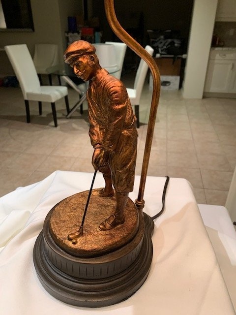 Vintage Golfer Lamp - Bombay Copper, 1999 - photo 5