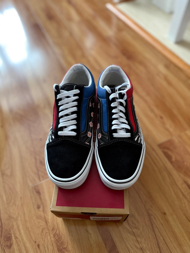VANS Old School Korean Typography Sneaker Shoes (Men US 9.5) - photo 4