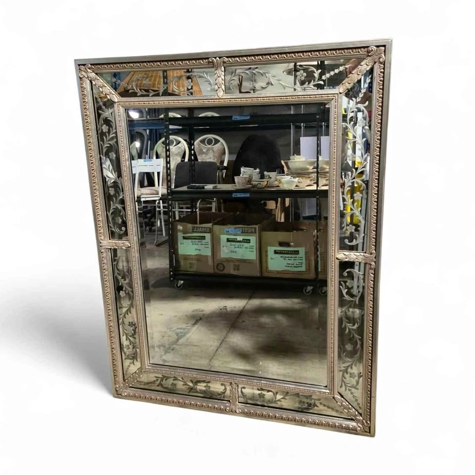 Modern Style Panel Gilded Mirror 34x44