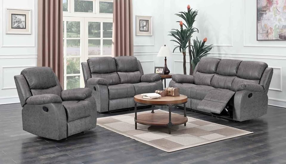 Recliner air leather set on sale🥕