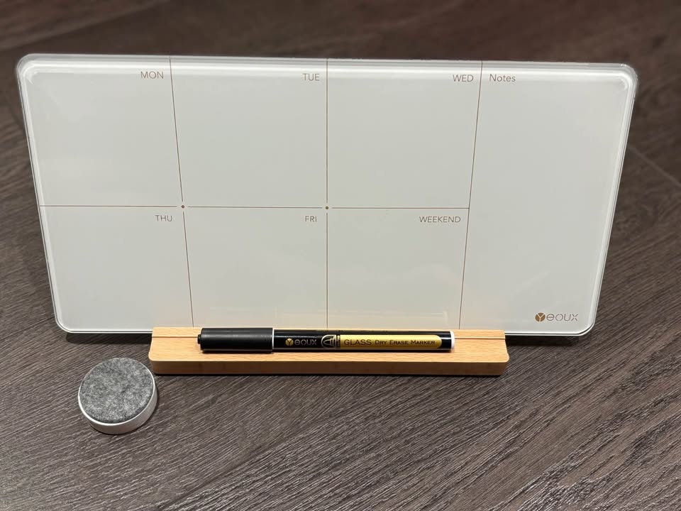 Glass Whiteboard for Desktop Weekly Planner - photo 2