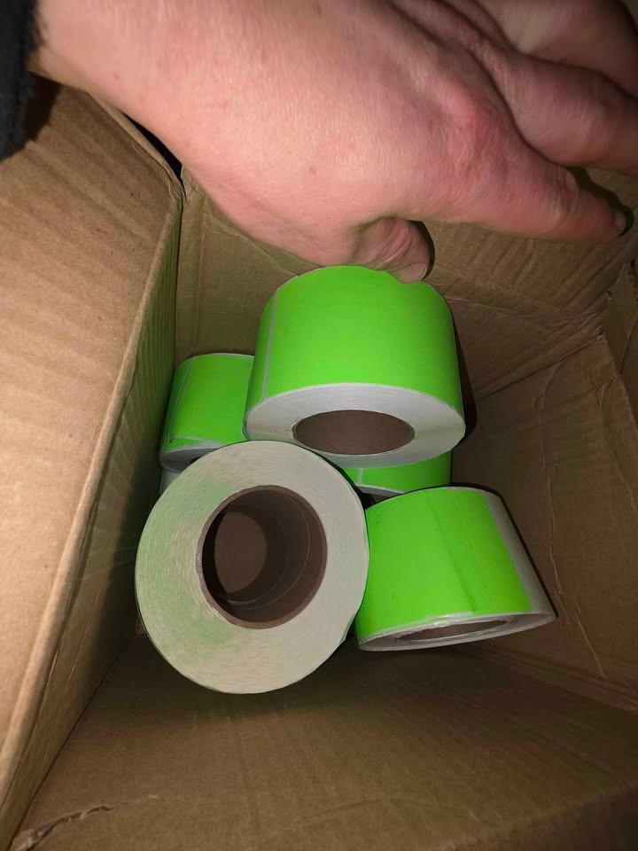 Green Stickers - Approx. 4x2 or 5x3 inches - photo 2