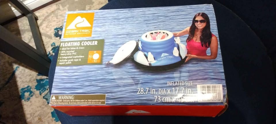 Brand New Ozark Trail Inflatable Floating Cooler