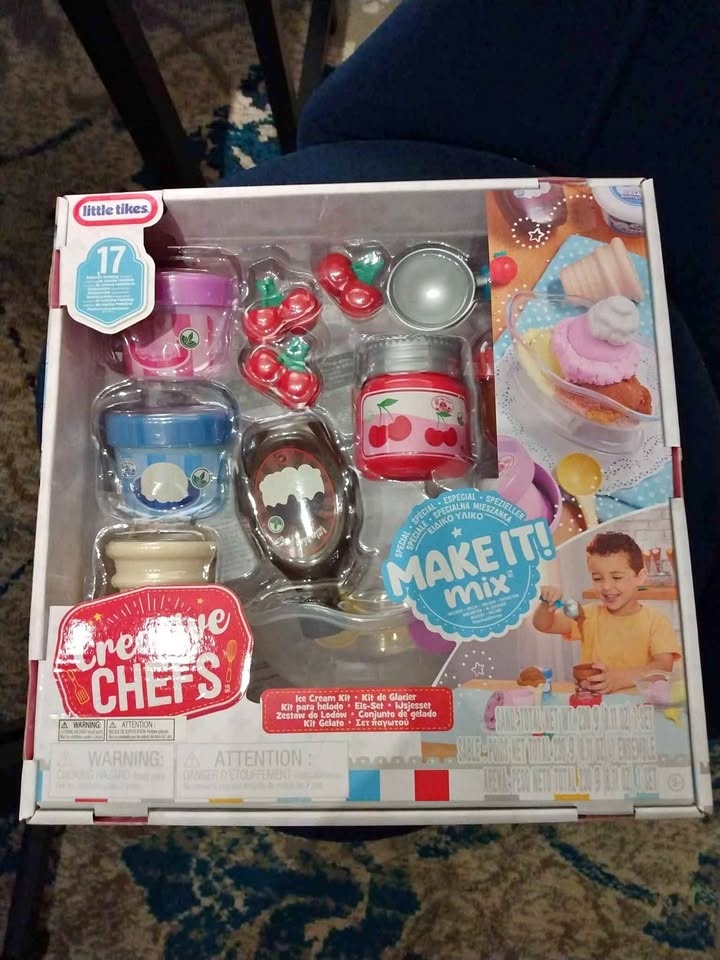 Brand New Little Tikes Creative Chefs Ice Cream Kit