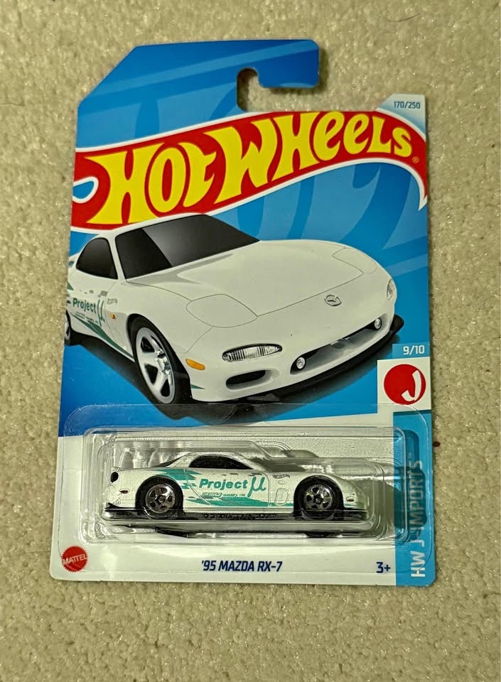 Hot Wheels: White Mazda RX-7