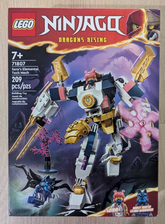 LEGO NINJAGO 71807 Sora's Elemental Tech Mech