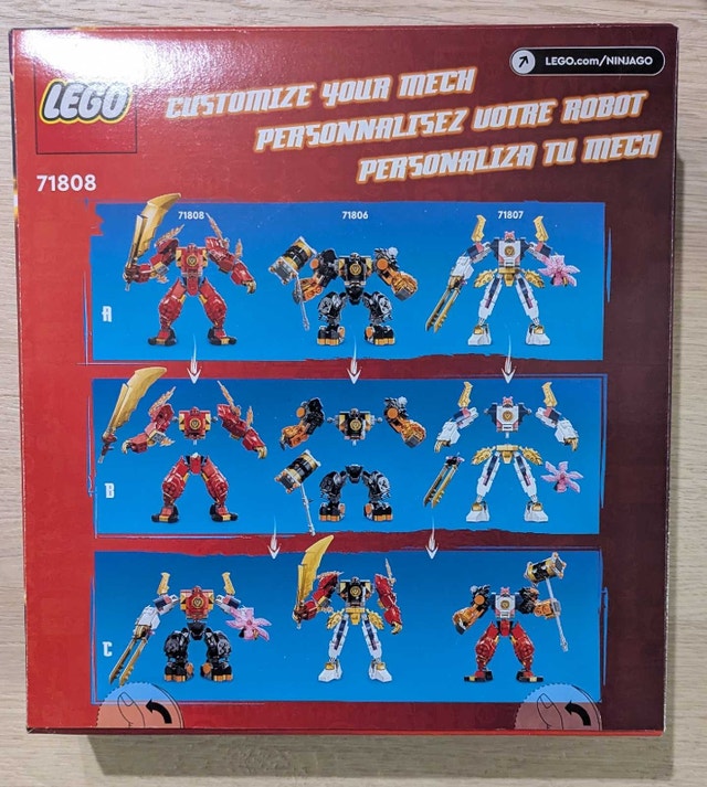 LEGO NINJAGO 71808 Kai's Elemental Fire Mech - photo 2