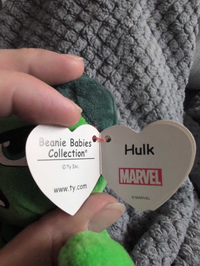 TY Hulk Beanie Baby - photo 3