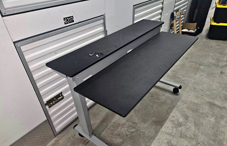 Industrial Height Adjustable Desk