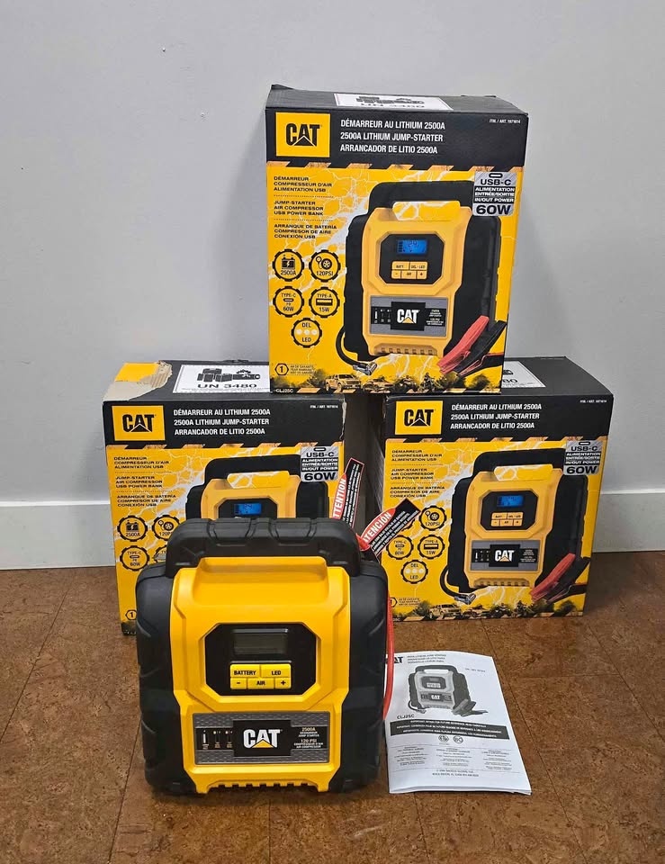 CAT 4 in 1 Jump Starter/Tire Inflator/Light/Power Bank