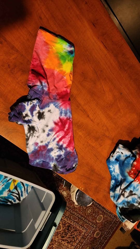 Tie Dye Dog Hoodie (Sizes S-XL) - photo 4