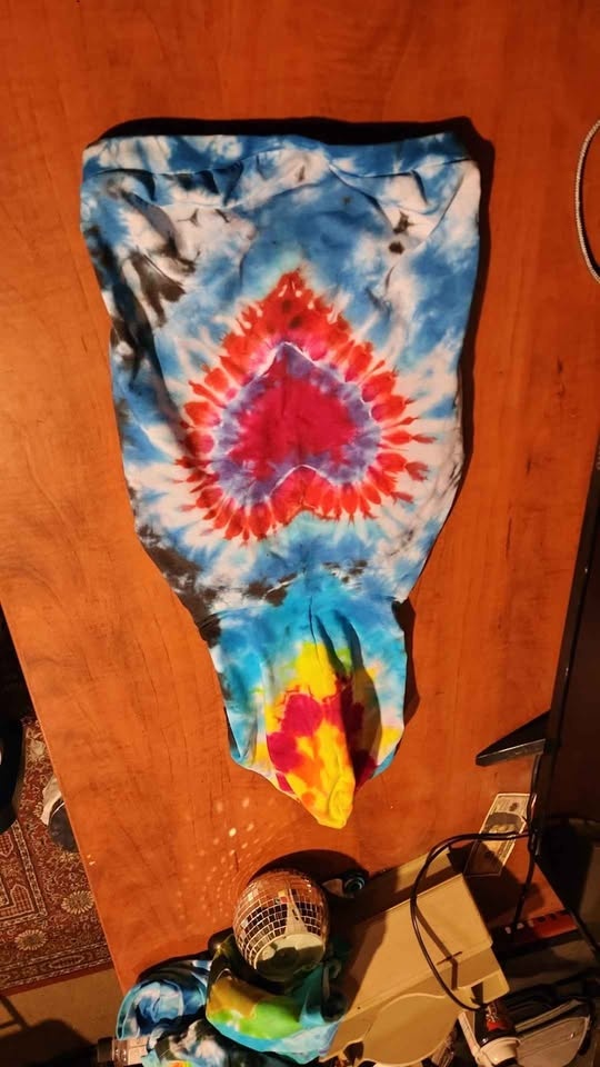 Tie Dye Dog Hoodie (Sizes S-XL) - photo 5